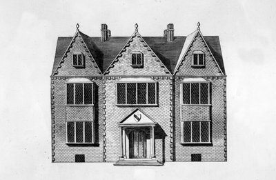 New Place, graviert von Andrew Birrell, 1790 von J Jordan